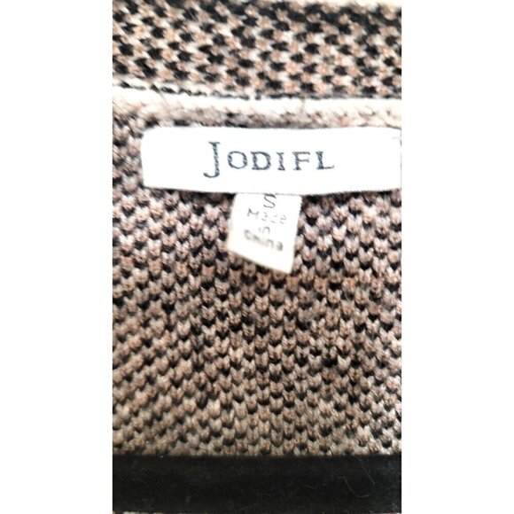 Jodifl Leopard Print Open Front Cardigan Sweater With Pockets - Picture 8 of 10